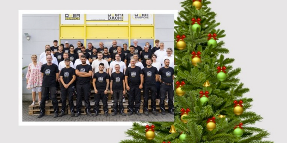 Over Dach GmbH Weihnachtsgruß 2022
